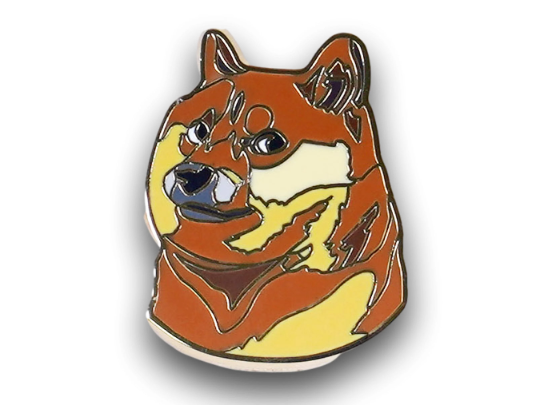 The Dogecoin Pin Badge