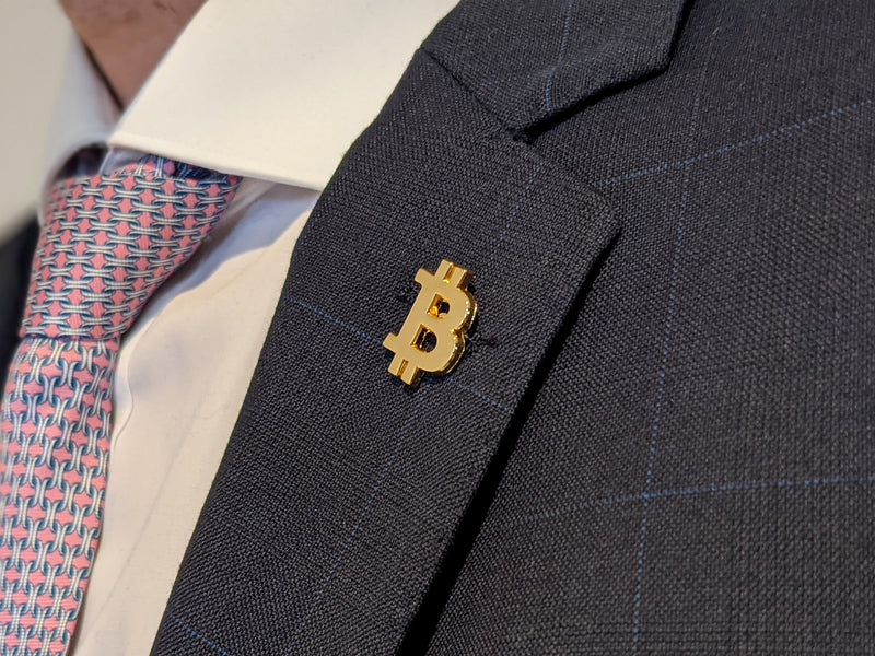 The Bitcoin Pin Badge – KRYPTOEZ