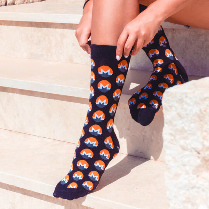 Monero-XMR-Ladies-Socks